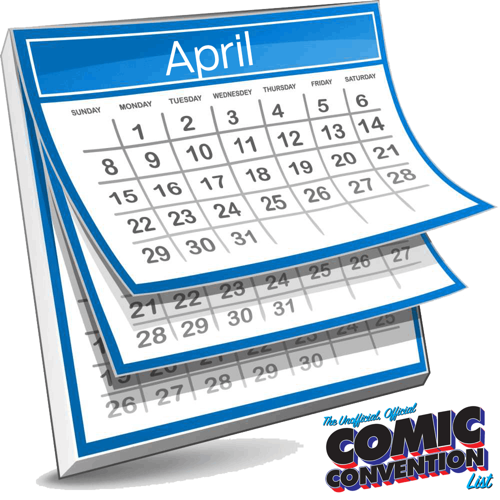 April 2024 Comic Show/ Convention List